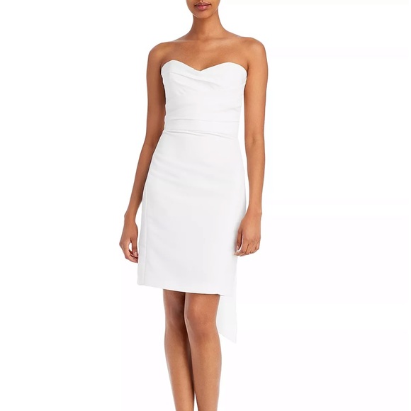 Amsale Dresses & Skirts - Amsale Strapless Bow Back Dress